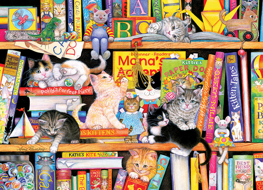 cobble-hill-family-pieces-350-storytime-kittens-puzzle-katzen image 2