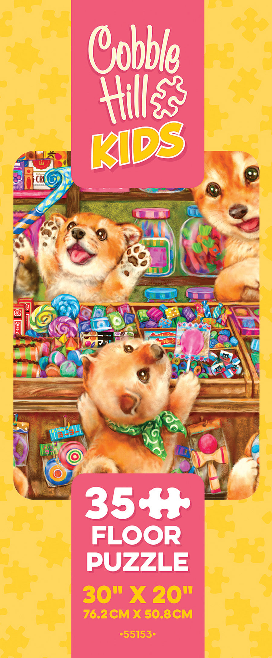cobble-hill-floor-puzzles-shiba-s-candy-store-bodenpuzzle-35-teile-hunde image 4