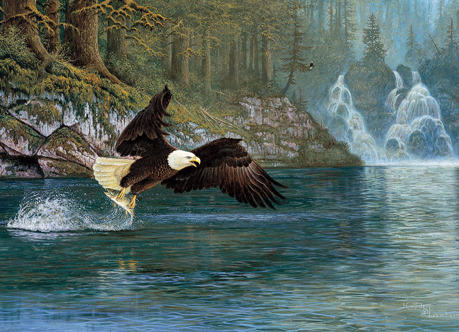 cobble-hill-1000-piece-fly-fishing-puzzle-1000-teile-adler image 2