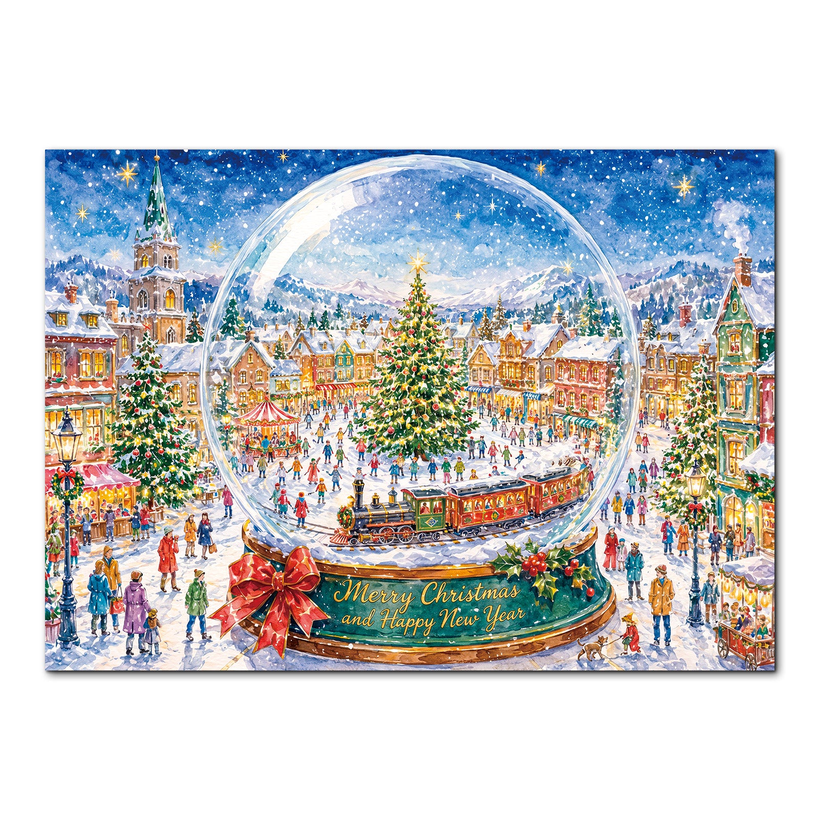 kaayee-snow-globe-1000-teile-puzzle-eco-white-board image 1