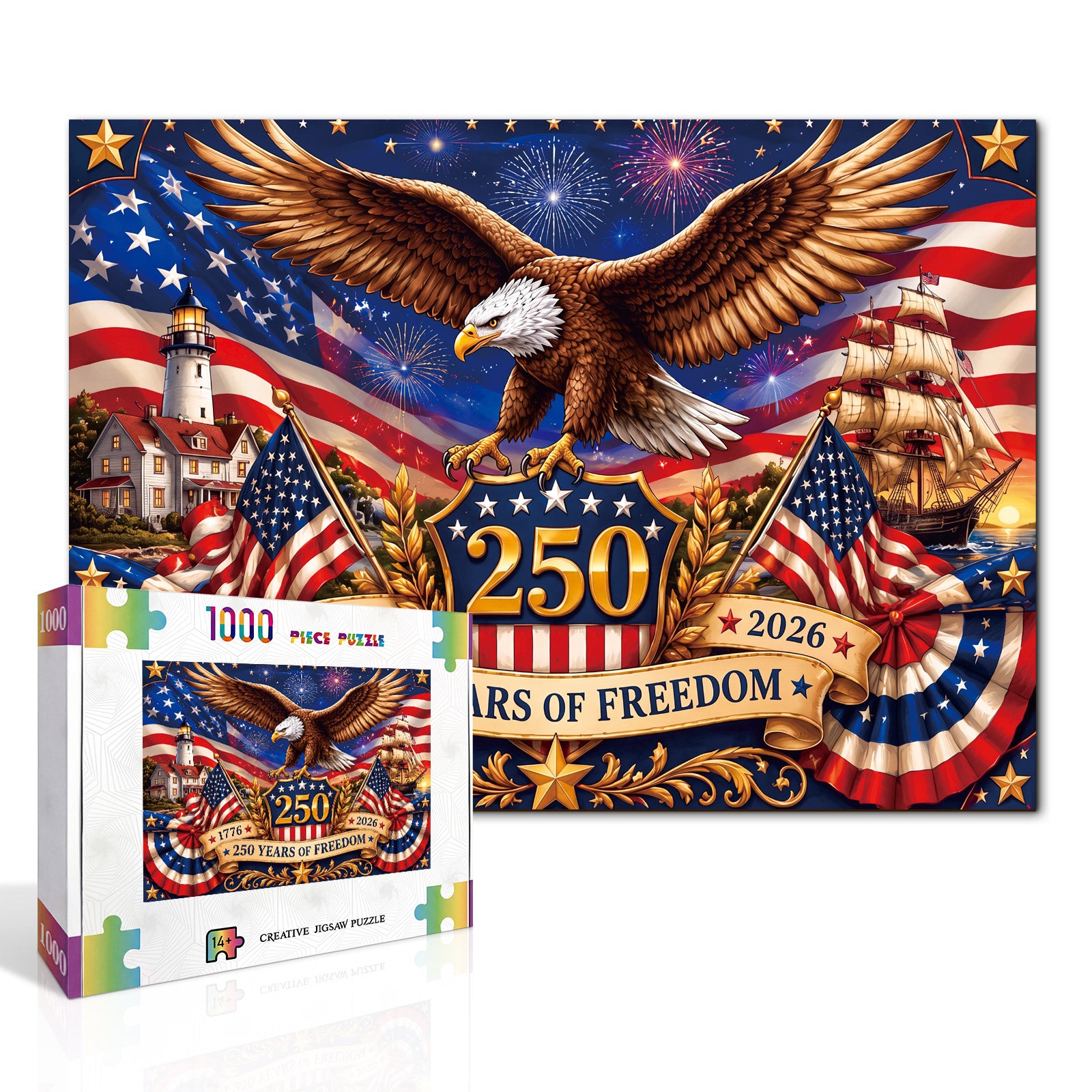 kaayee-cardboard-puzzle-wings-of-freedom-250-1000-teile-eco image 2