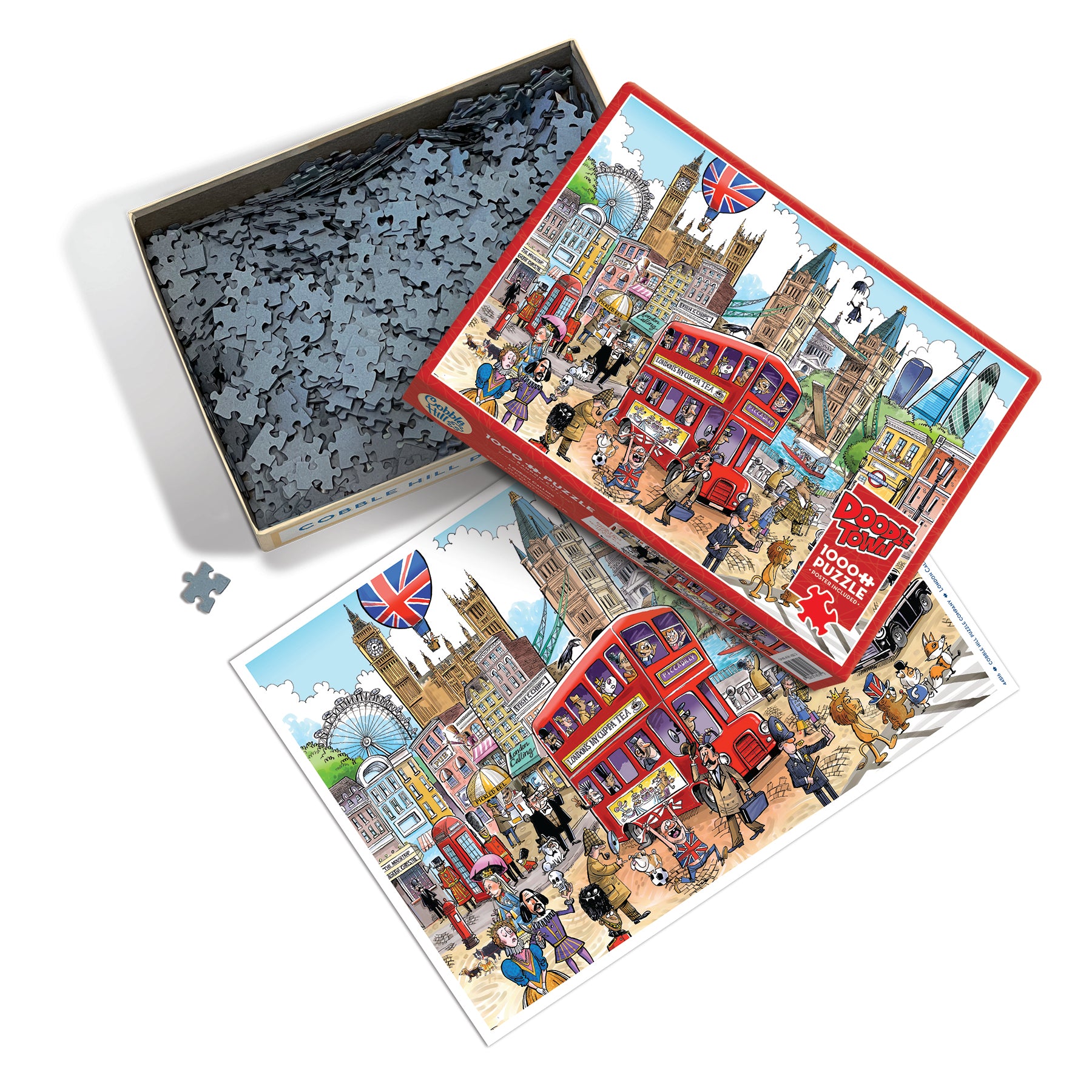cobble-hill-doodletown-london-calling-1000-teile-puzzle image 3
