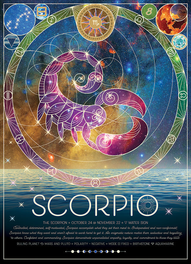 cobble-hill-500-piece-scorpio-puzzle-500-teile-sternzeichen image 2