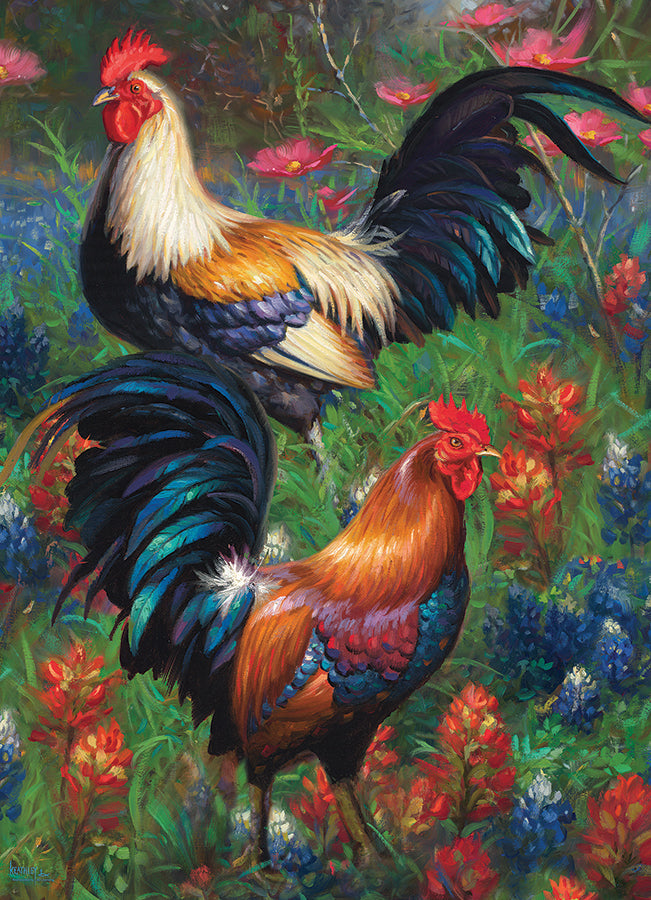 cobble-hill-1000-piece-roosters-puzzle-1000-teile-h-hne image 2