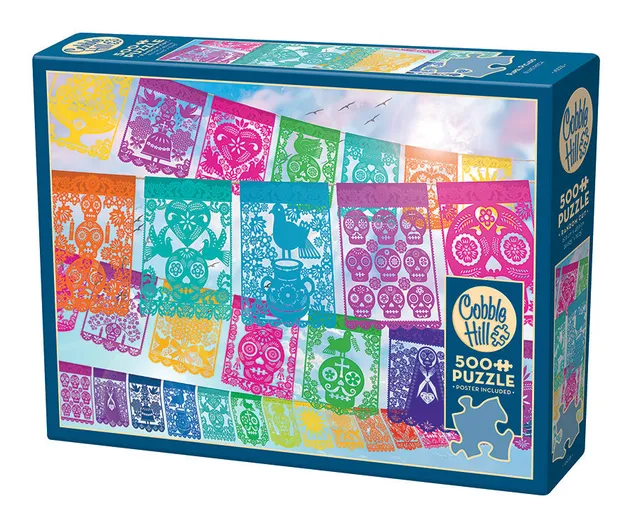 cobble-hill-500-piece-papel-picado-puzzle-500-teile-mexiko image 1
