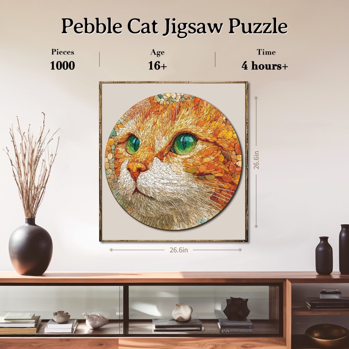 kaayee-cardboard-puzzle-pebble-cat-1000-teile-katzen-rund image 6