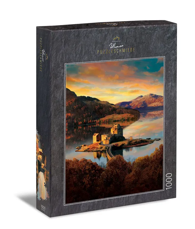 ulmer-puzzleschmiede-puzzle-1000-teile-eilean-donan-schloss image 1