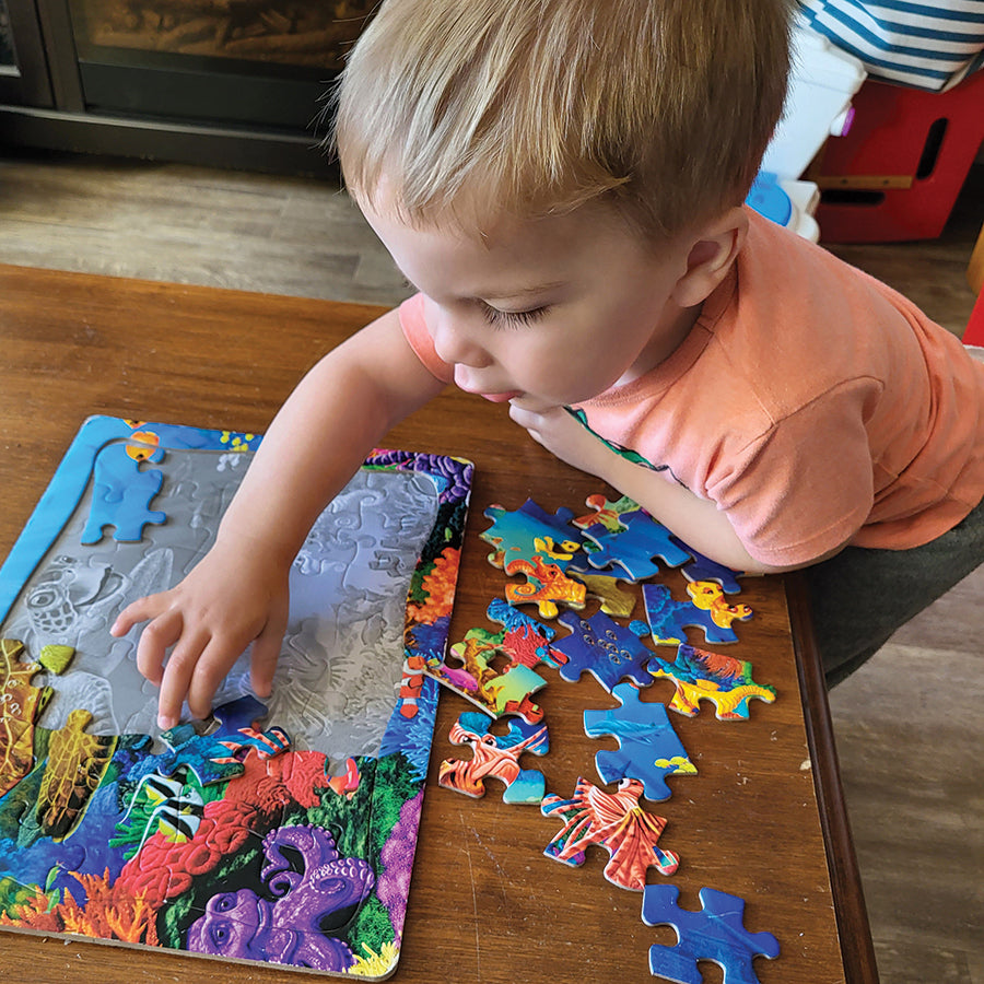 cobble-hill-tray-puzzles-undersea-turtle-puzzle-35-teile-meer image 2