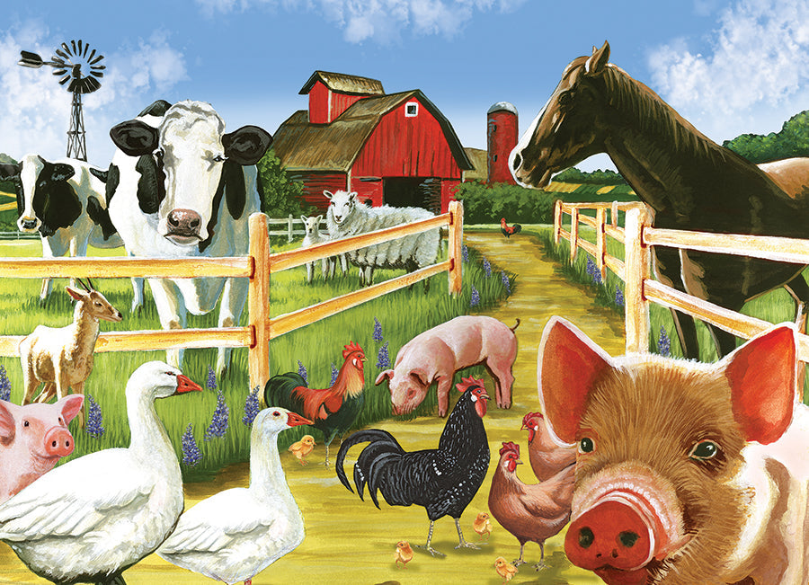 cobble-hill-family-pieces-350-welcome-to-the-farm-puzzle-bauernhof image 2