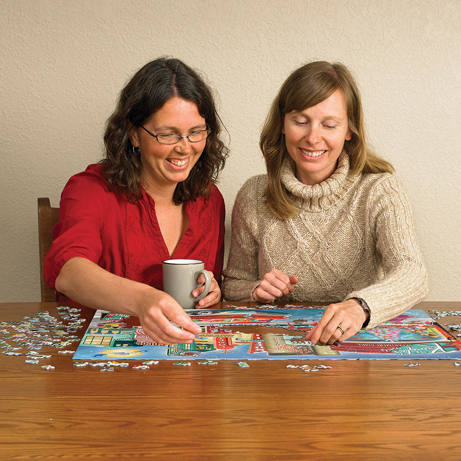 cobble-hill-1000-piece-vintage-main-street-puzzle-weihnachten image 5