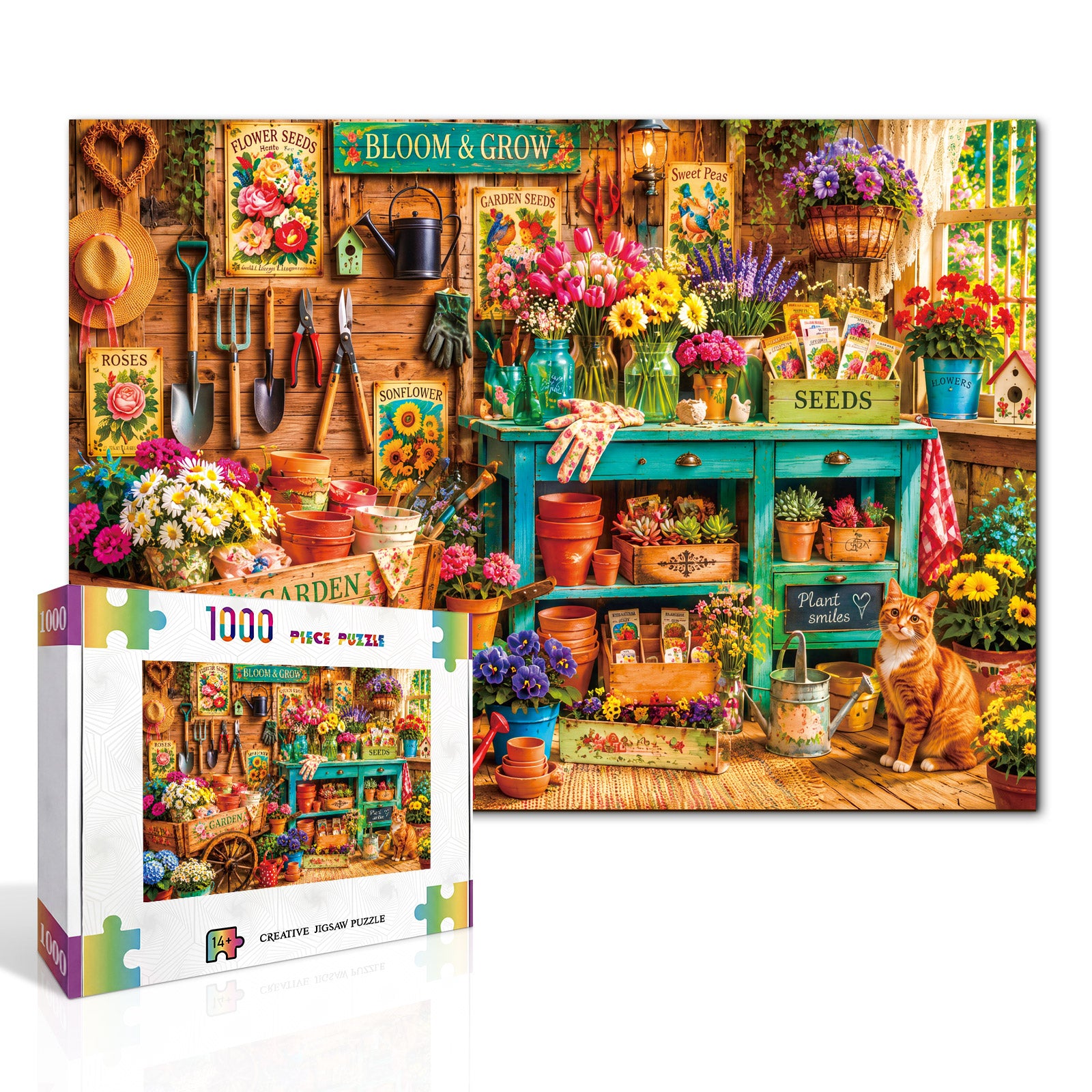 kaayee-cardboard-bloom-grow-garden-shop-puzzle-1000-teile image 2