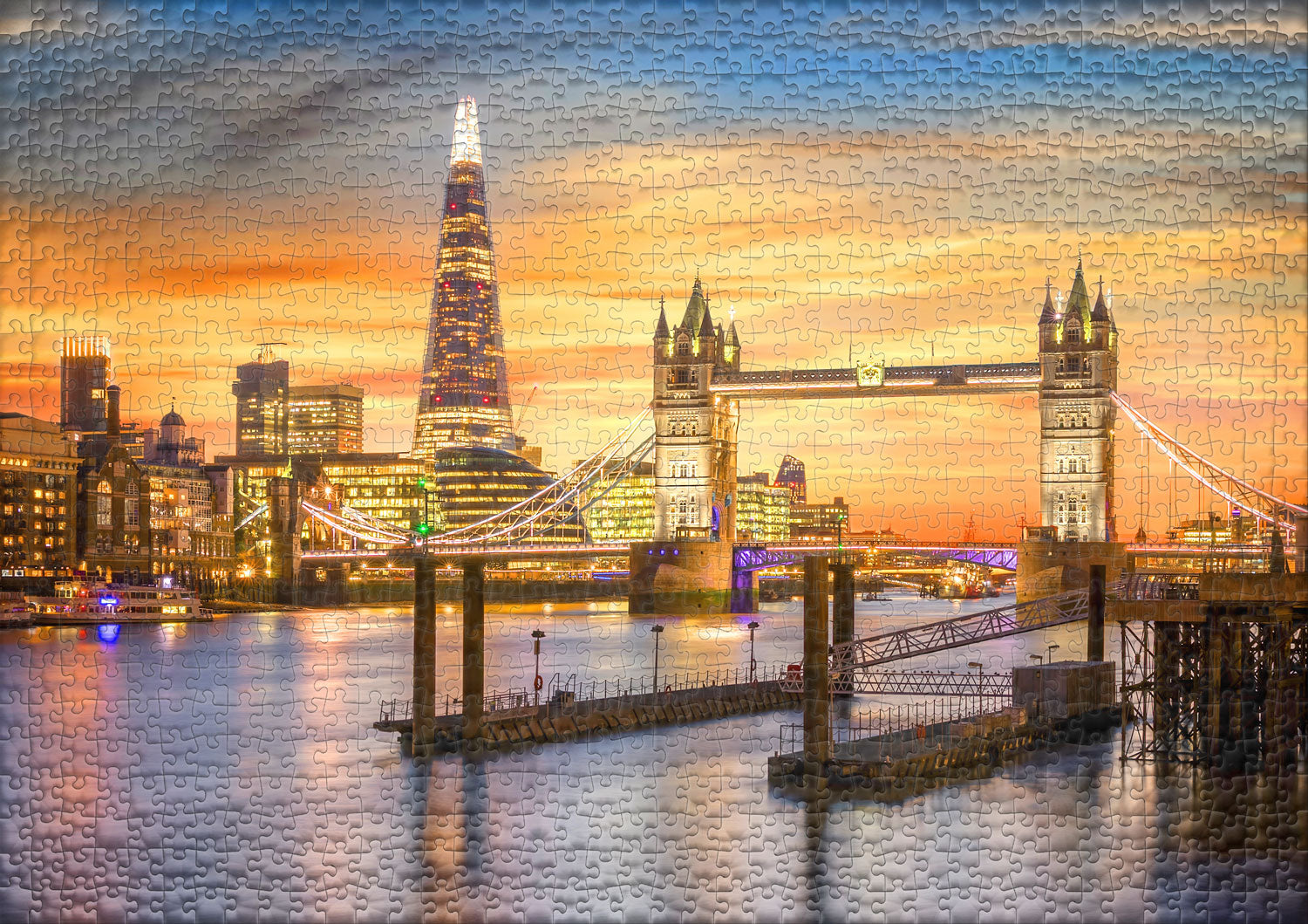 ulmer-puzzleschmiede-london-centuries-puzzle-1000-teile-skyline image 2