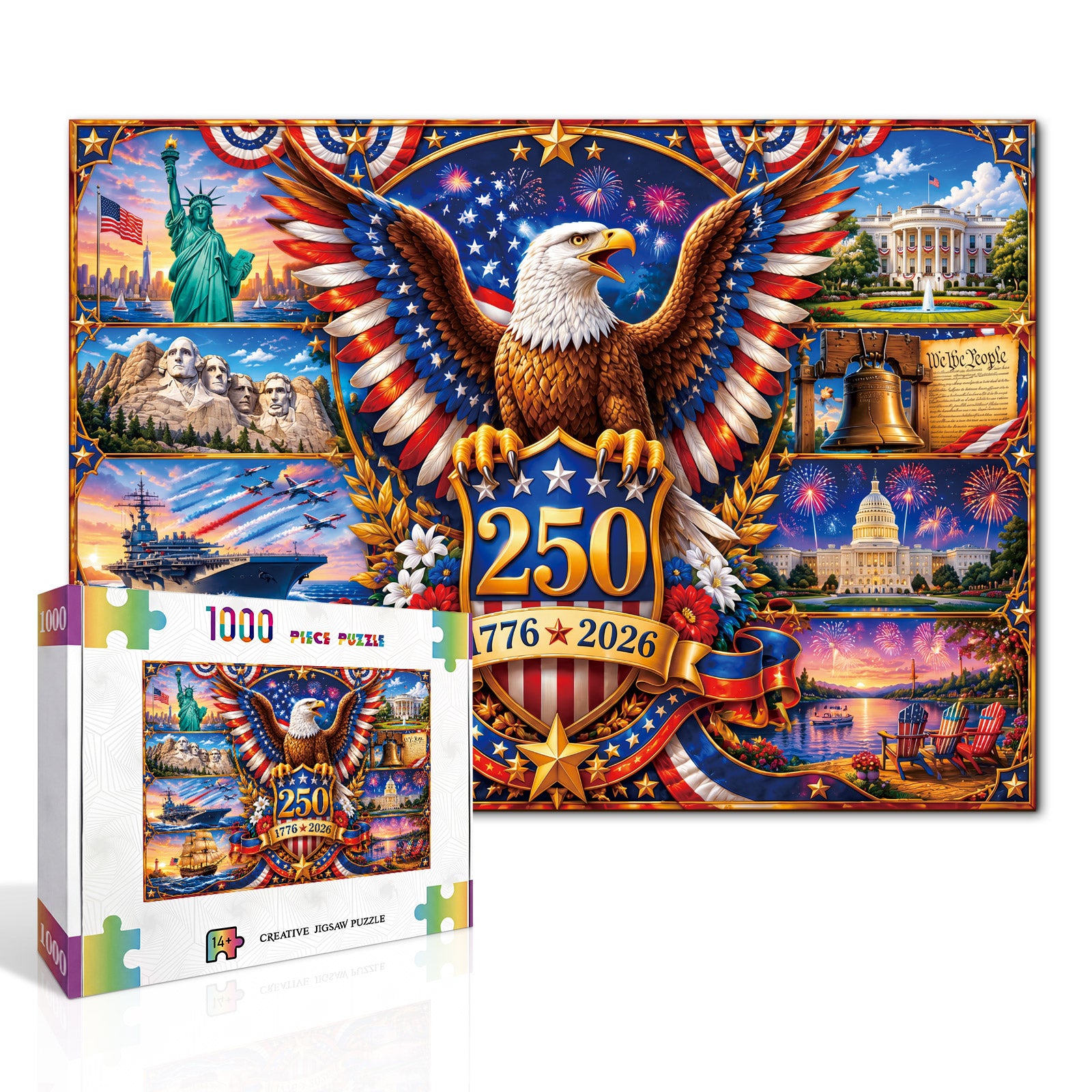 kaayee-cardboard-puzzle-liberty-250-puzzle-1000-teile image 2