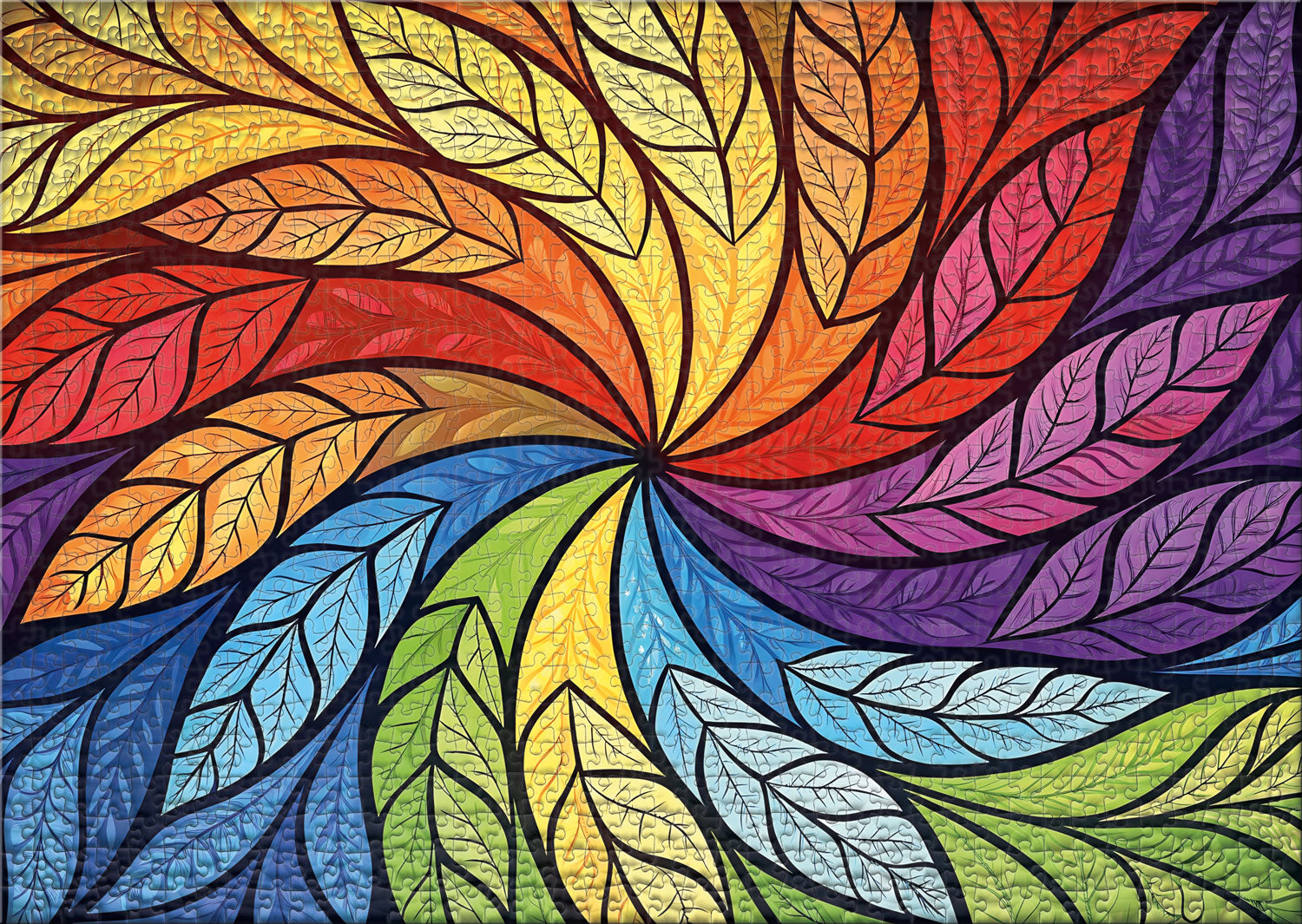 ulmer-puzzleschmiede-herbst-mandala-1000-teile-puzzle-herbstbl-tter image 2
