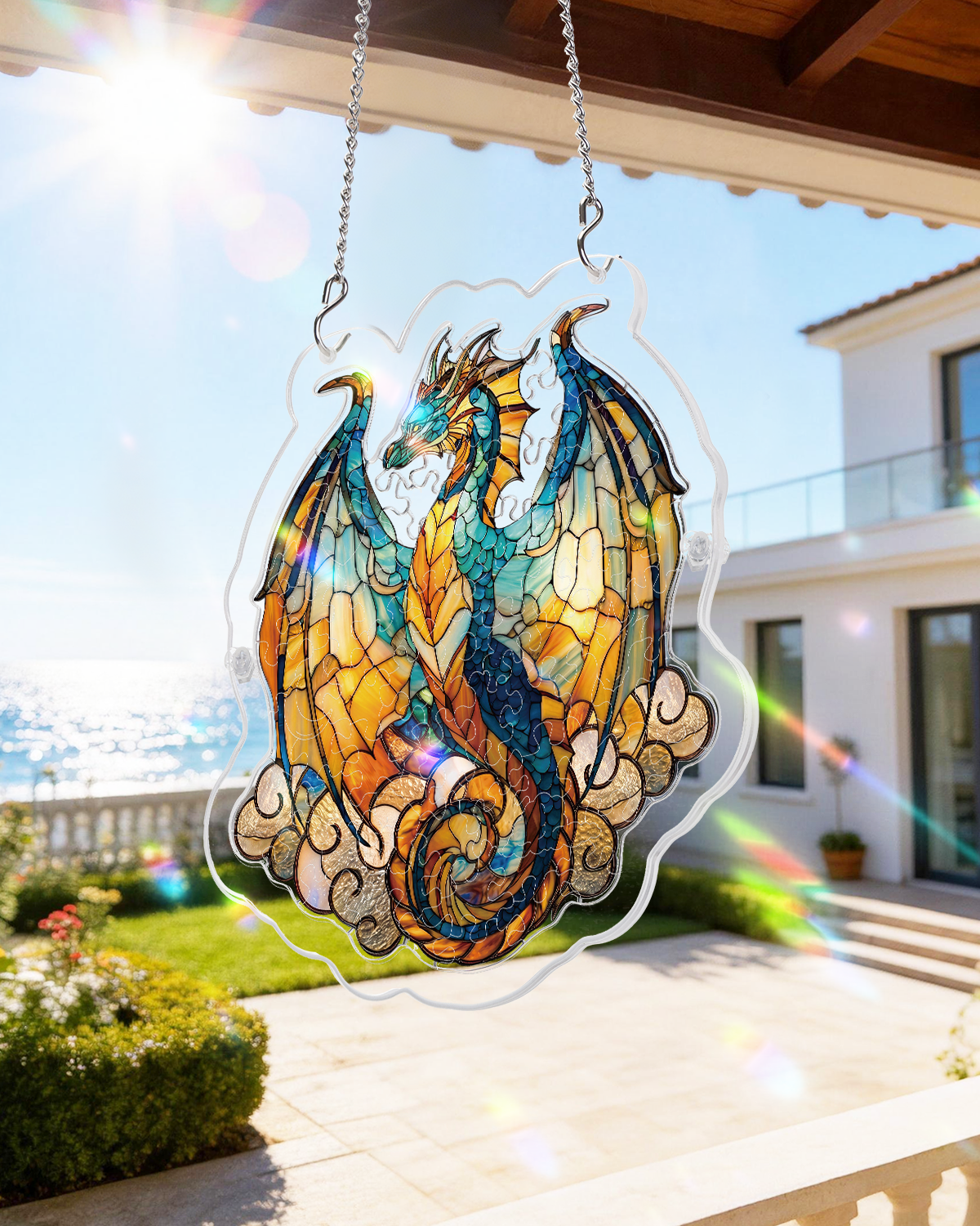 kaayee-suncatcher-puzzle-oceanfire-dragon-fensterbild-medium image 8