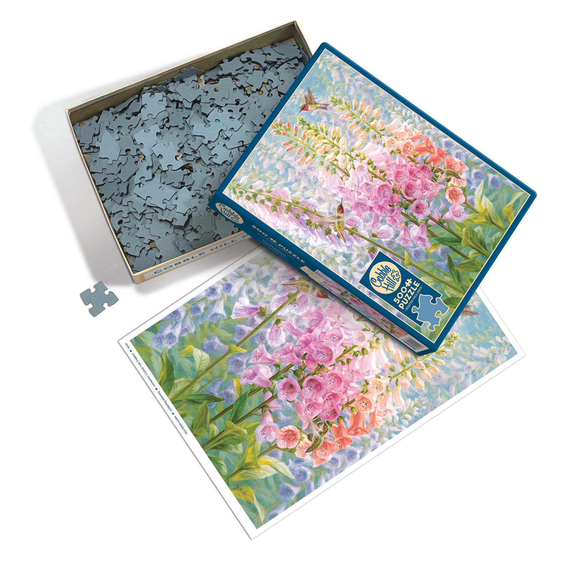 cobble-hill-500-piece-summer-rainbow-puzzle-500-teile-kolibri image 4