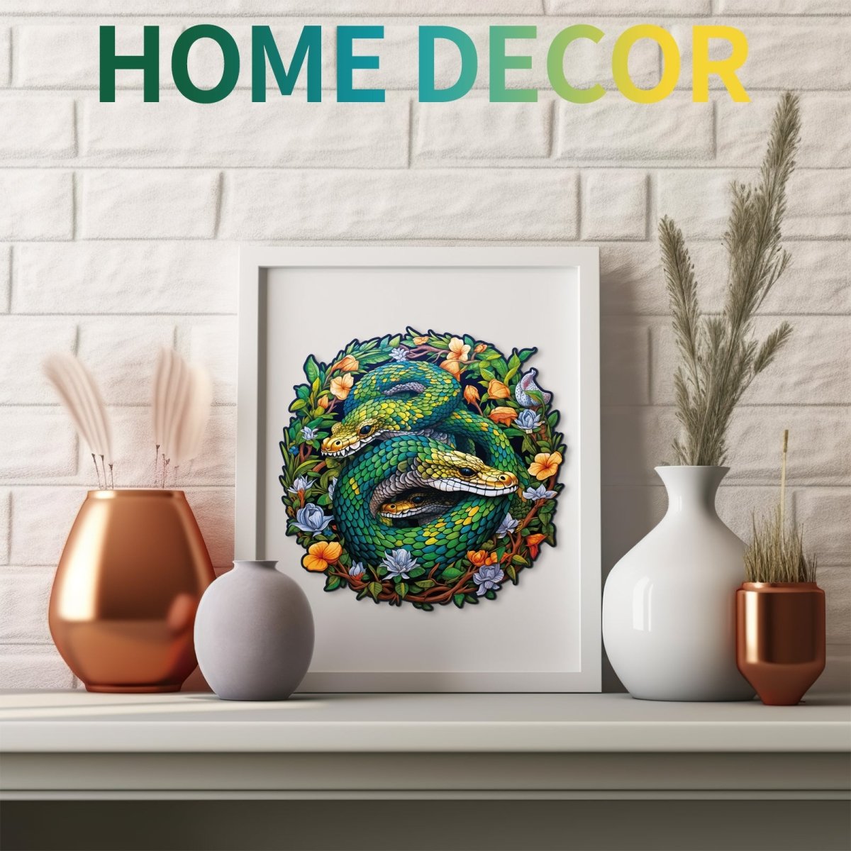 kaayee-wooden-puzzle-snake-family-holzpuzzle-medium-gr-n image 6