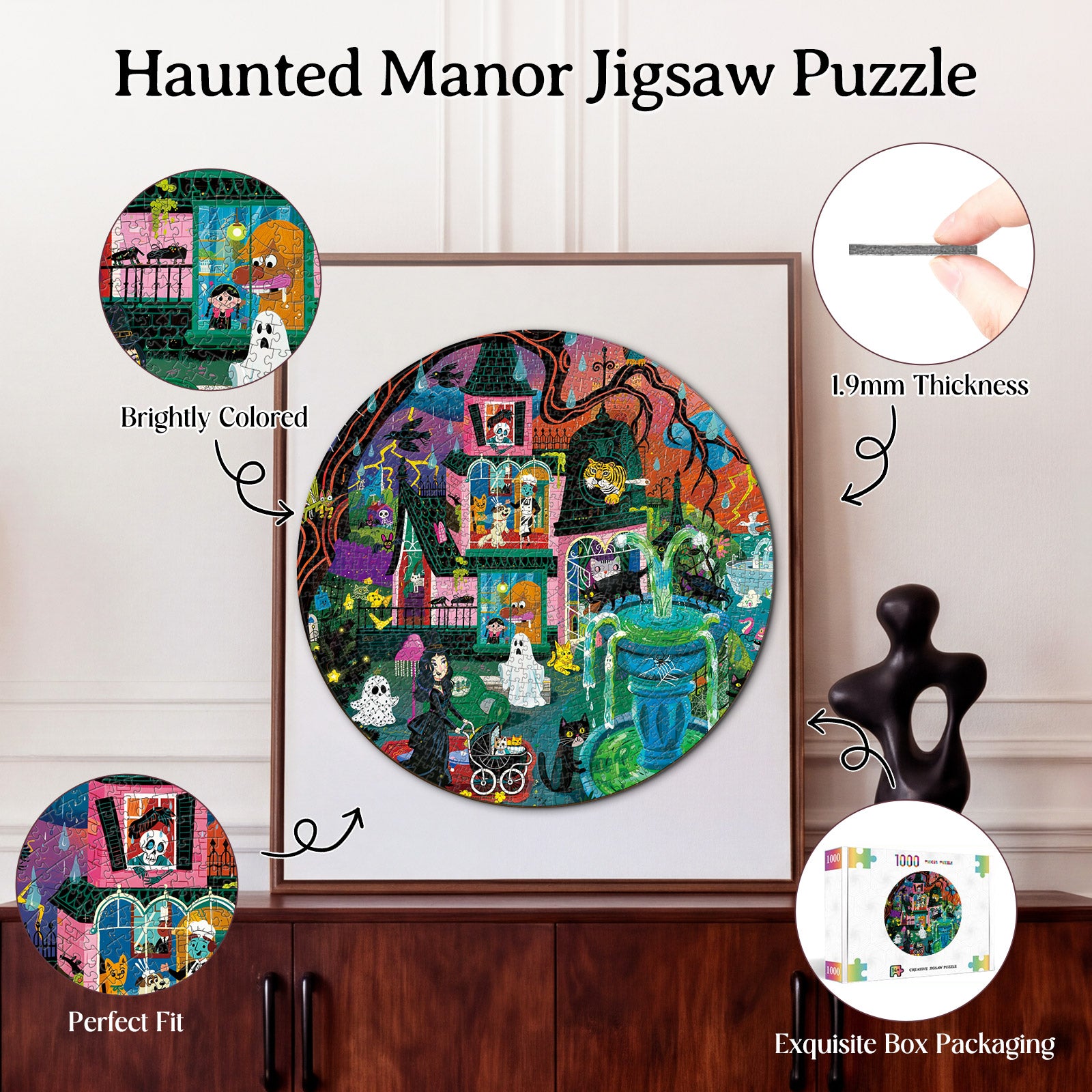 kaayee-cardboard-haunted-manor-puzzle-1000-teile-gothic image 3