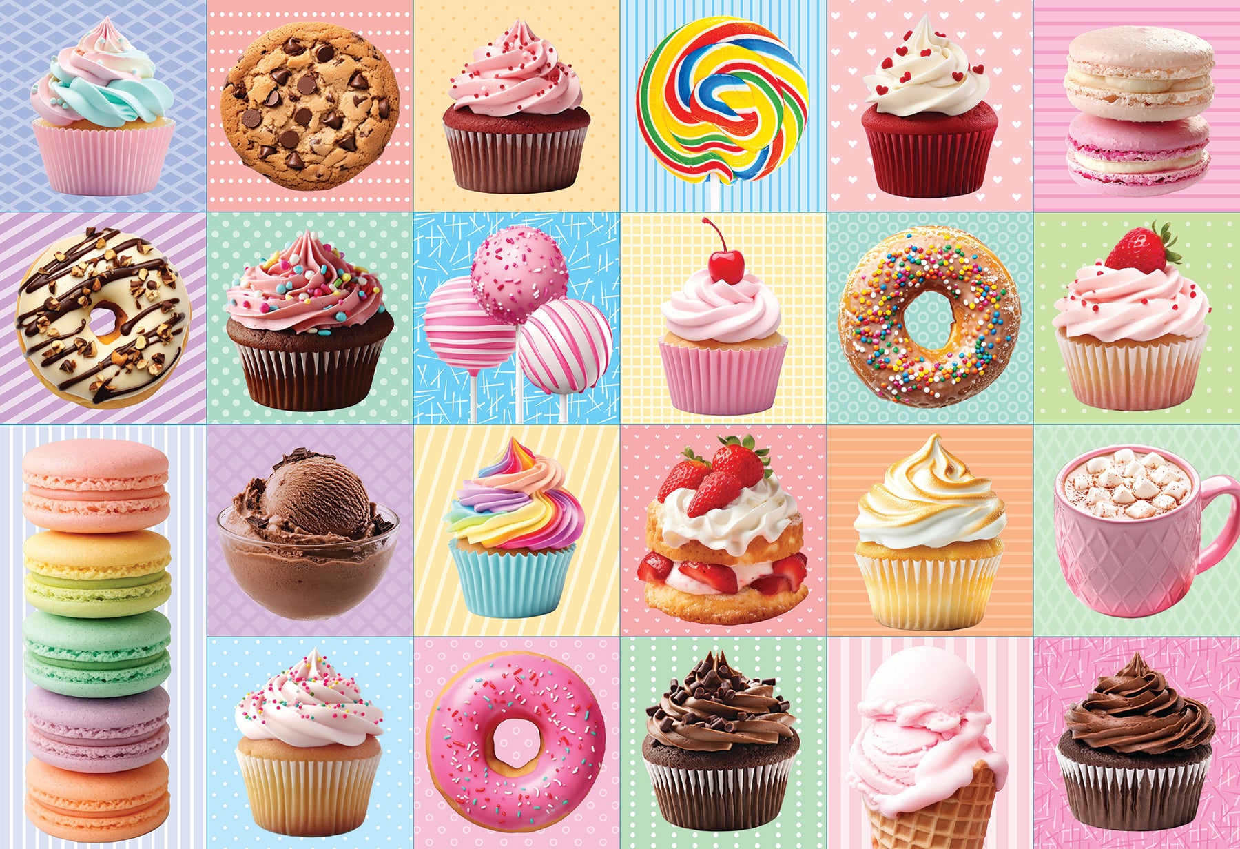 cobble-hill-100-piece-yum-yums-puzzle-100-teile-s-igkeiten image 2