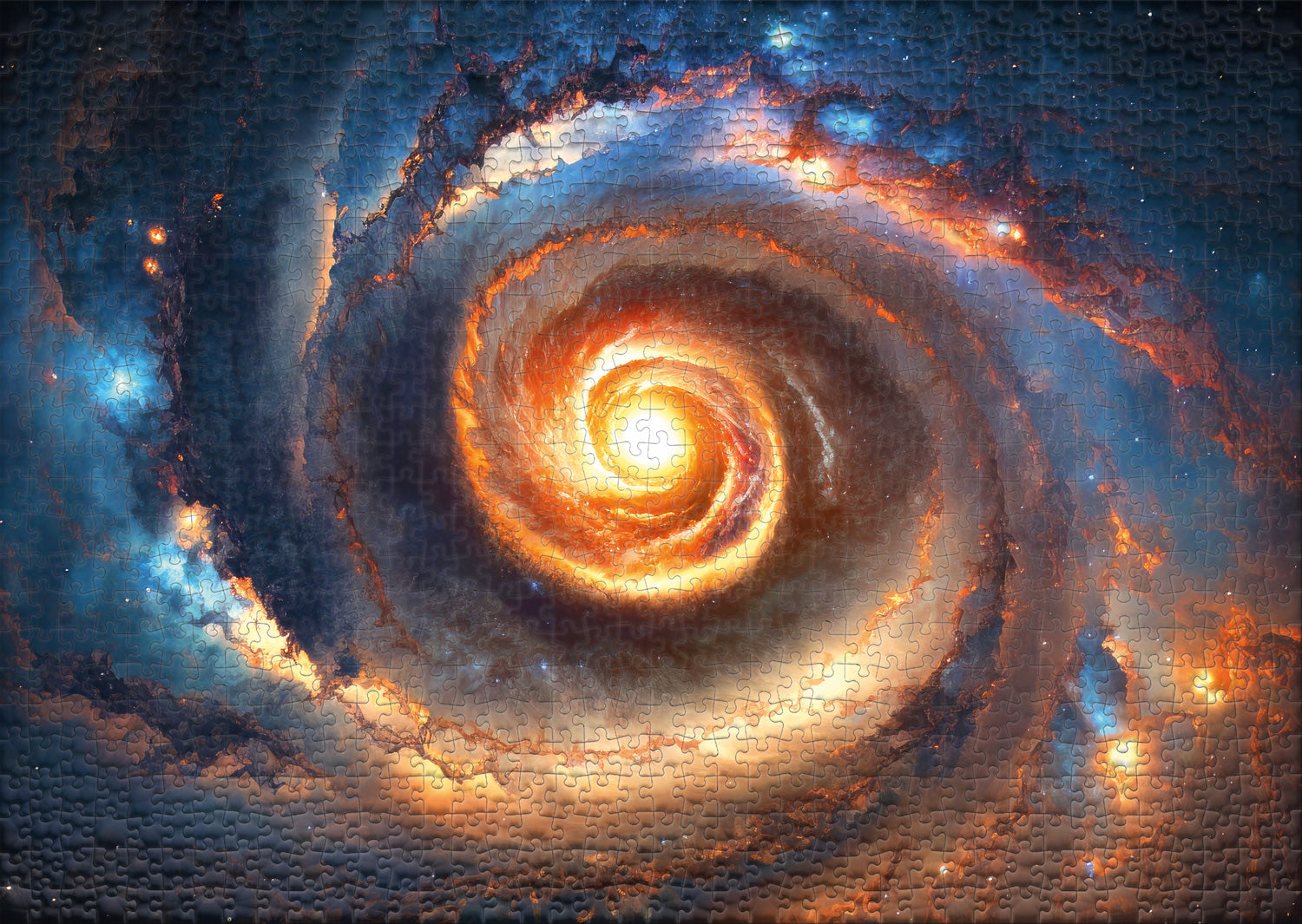 ulmer-puzzleschmiede-supernova-puzzle-1000-teile-galaxie image 2