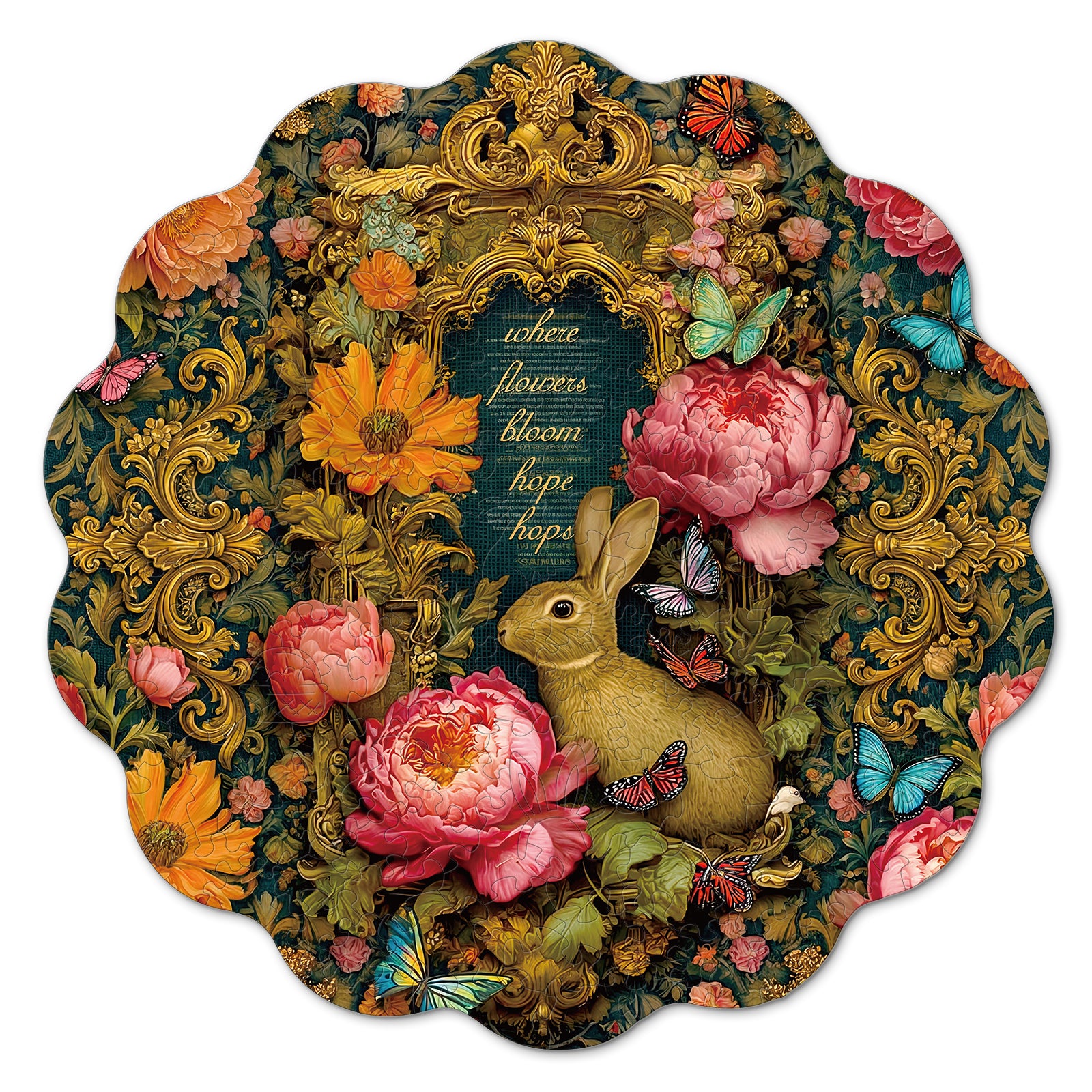 kaayee-bunny-in-bloom-holzpuzzle-medium-fan-favorite image 1
