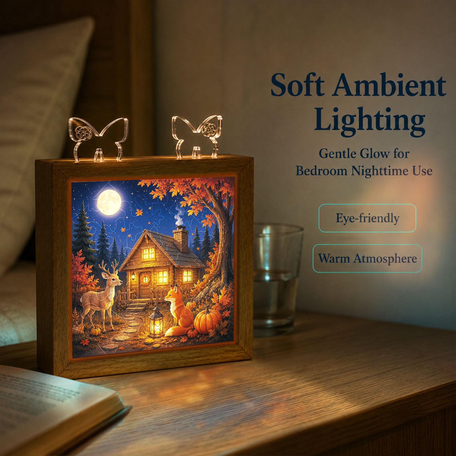 kaayee-night-light-thankful-forest-cabin-acryl-nachtlicht-holz image 5