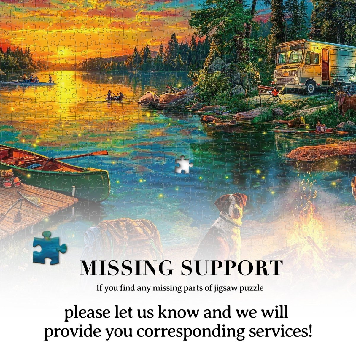 kaayee-cardboard-puzzle-campfire-homecoming-1000-teile-eco image 7