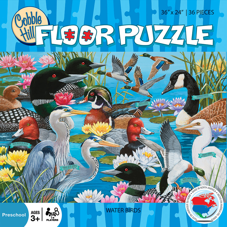 cobble-hill-water-birds-bodenpuzzle-36-teile-v-gel image 3