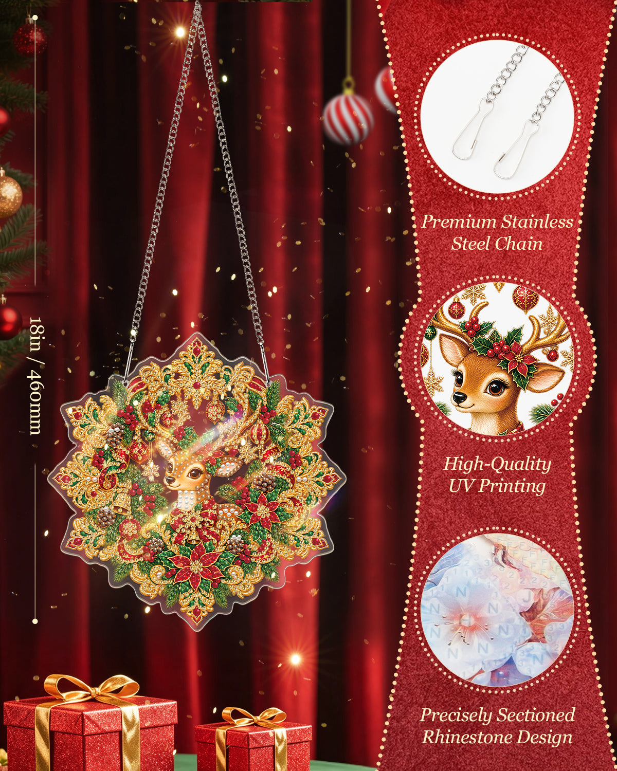 kaayee-suncatcher-puzzle-christmas-deer-fensterbild-20-cm image 3
