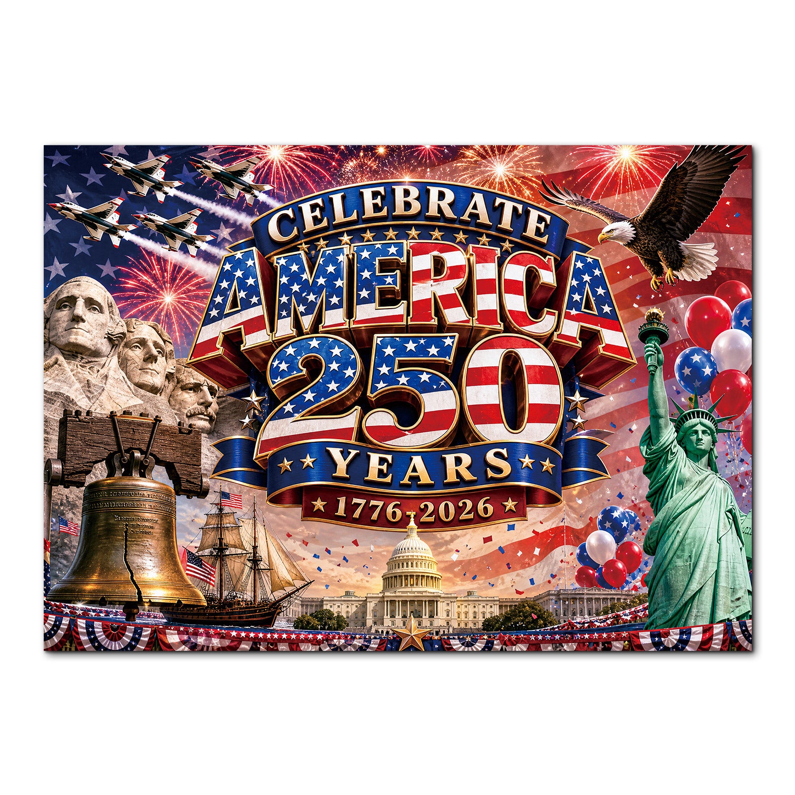 kaayee-america-250-celebration-1000-teile-puzzle-standard image 1