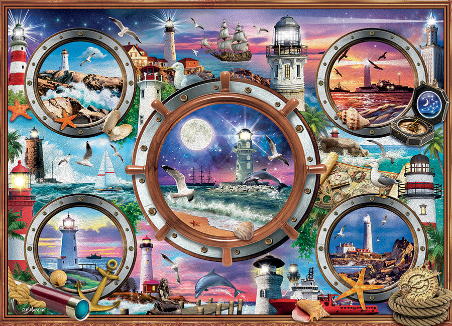 cobble-hill-1000-piece-lighthouses-puzzle-1000-teile-meer image 2