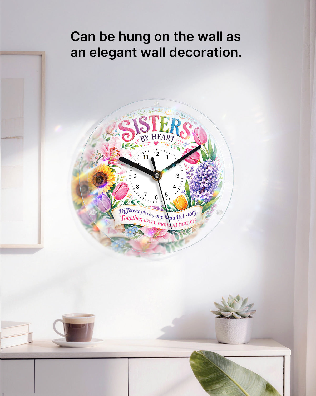kaayee-for-sisters-puzzleuhr-regular-size-acryl-geschenk image 4