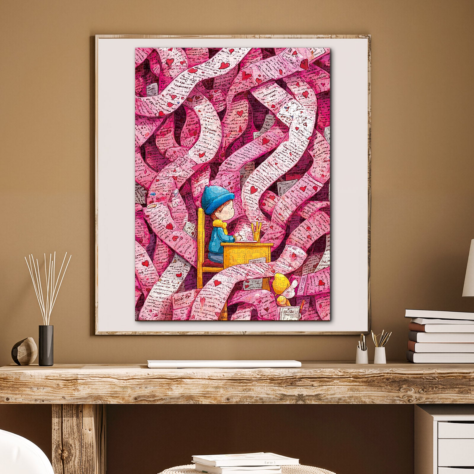 kaayee-the-pink-maze-puzzle-1000-teile-eco-white-board-rosa image 5