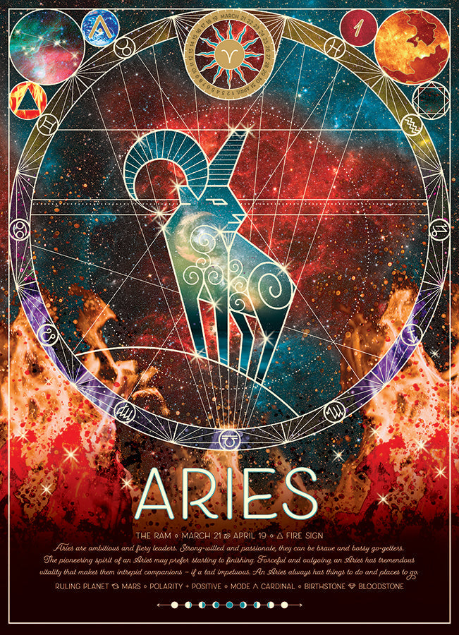 cobble-hill-500-piece-aries-puzzle-500-teile-sternzeichen-widder image 2