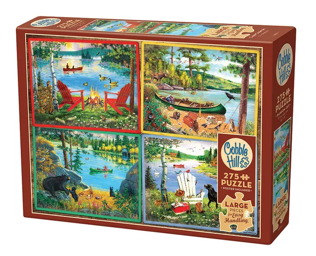 cobble-hill-easy-handling-275-cabin-country-puzzle-275-teile-see image 1