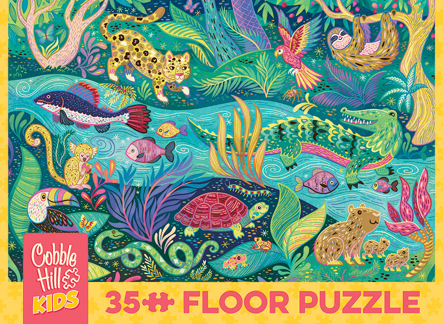 cobble-hill-floor-puzzles-in-the-rainforest-35-teile-bodenpuzzle image 7