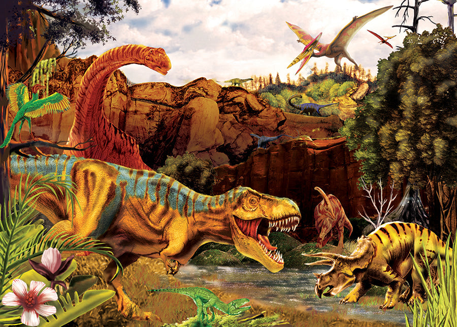 cobble-hill-tray-puzzles-dino-story-rahmenpuzzle-35-teile-dinos image 3