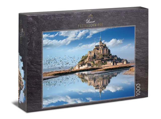 ulmer-puzzleschmiede-puzzle-1000-teile-mont-saint-michel-schloss image 1