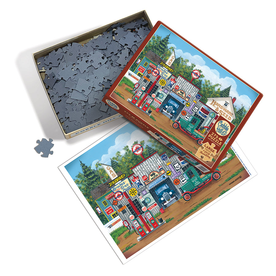 cobble-hill-ol-roadside-garage-275-teile-puzzle-garage image 3