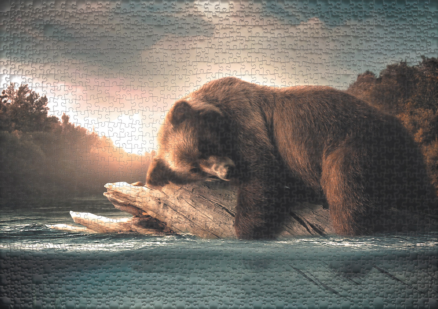 ulmer-puzzleschmiede-puzzle-1000-teile-b-renruhe-b-r-kanada image 2