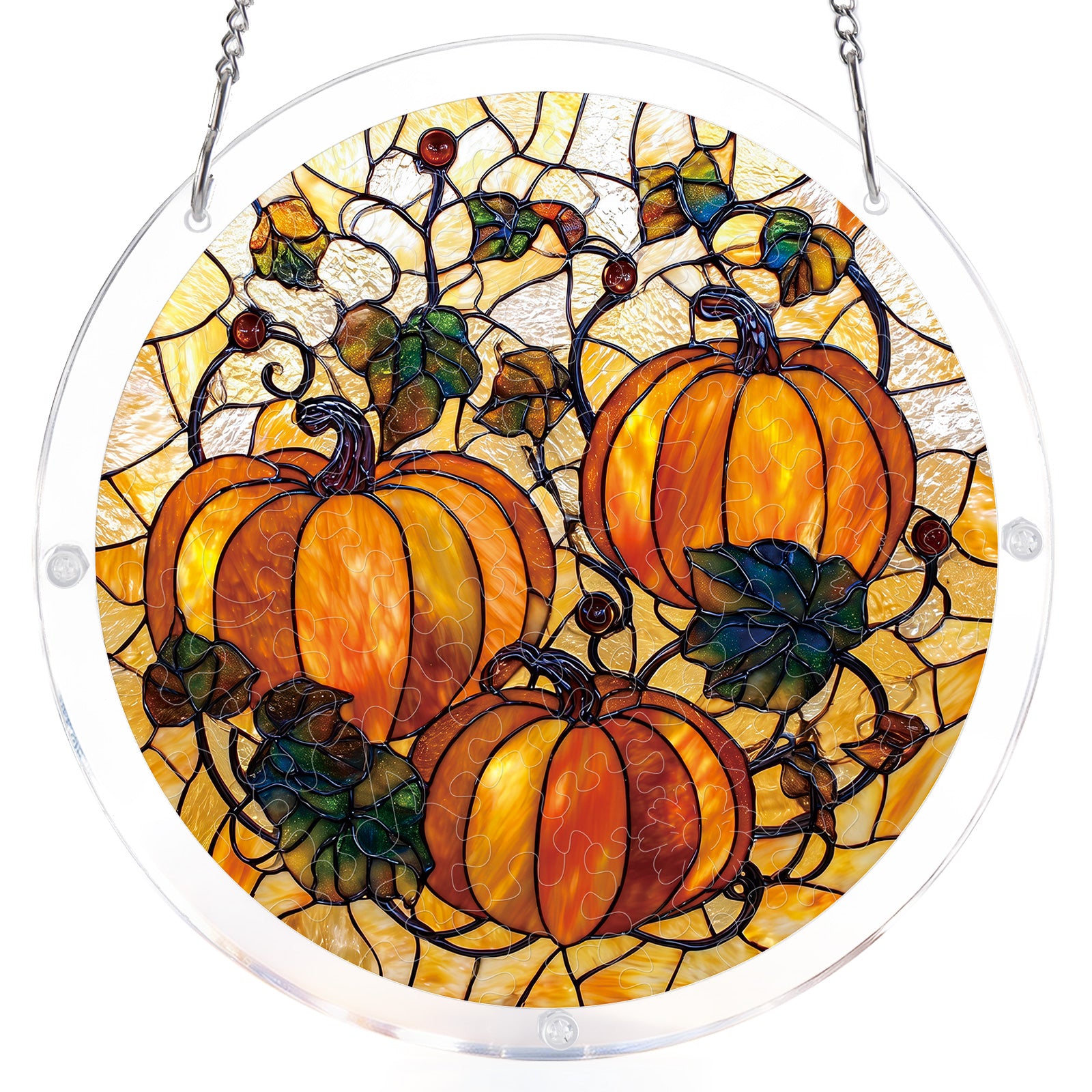 kaayee-harvest-pumpkin-suncatcher-puzzle-medium-acryl image 7