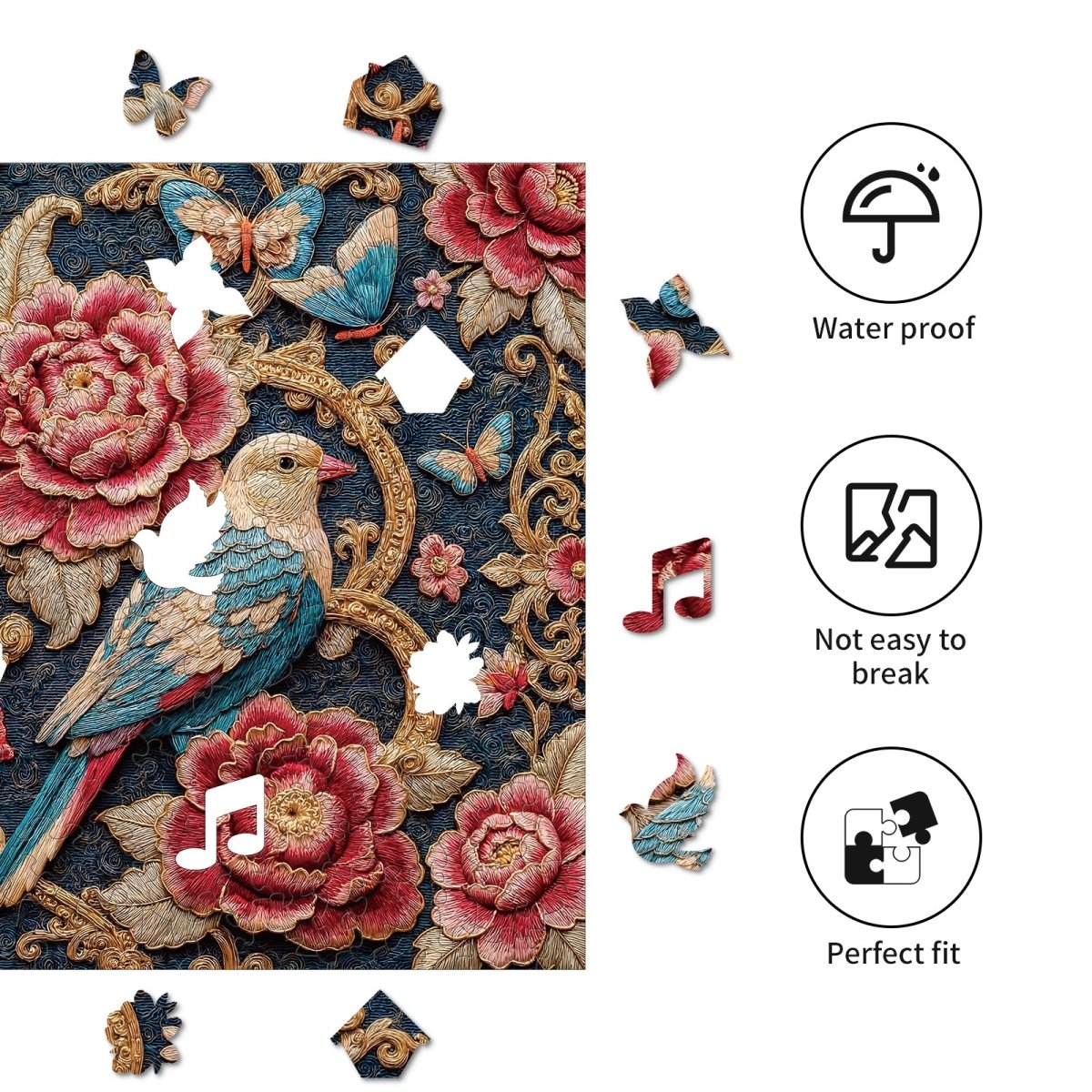 kaayee-gilded-songbird-holzpuzzle-medium image 2