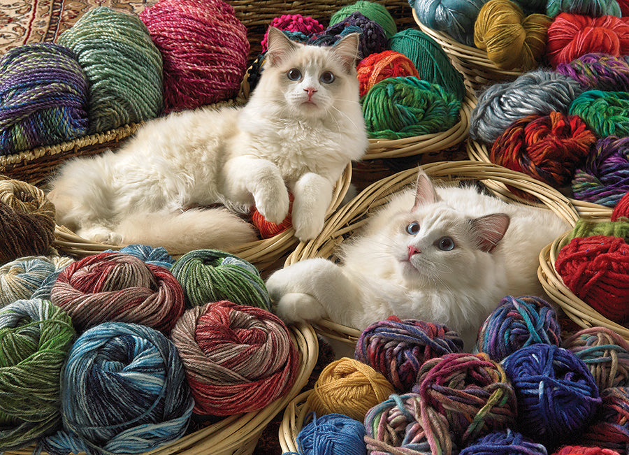 cobble-hill-1000-piece-ragdolls-puzzle-1000-teile-katzen image 2