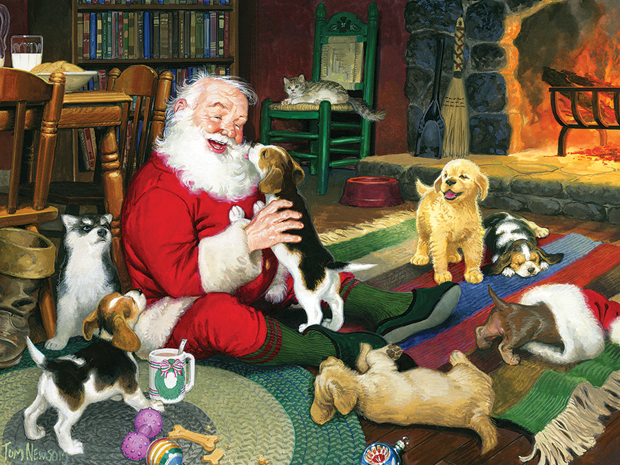cobble-hill-easy-handling-275-santa-s-playtime-puzzle-275-teile-weihnachten image 2