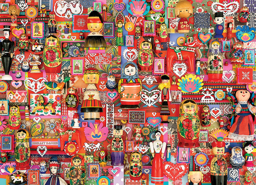 cobble-hill-1000-piece-dollies-puzzle-1000-teile-puppen-collage image 2