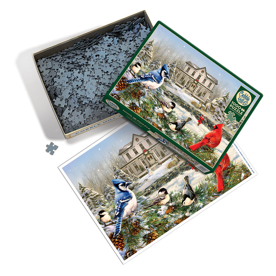 cobble-hill-1000-piece-country-house-birds-puzzle-1000-teile-v-gel image 3