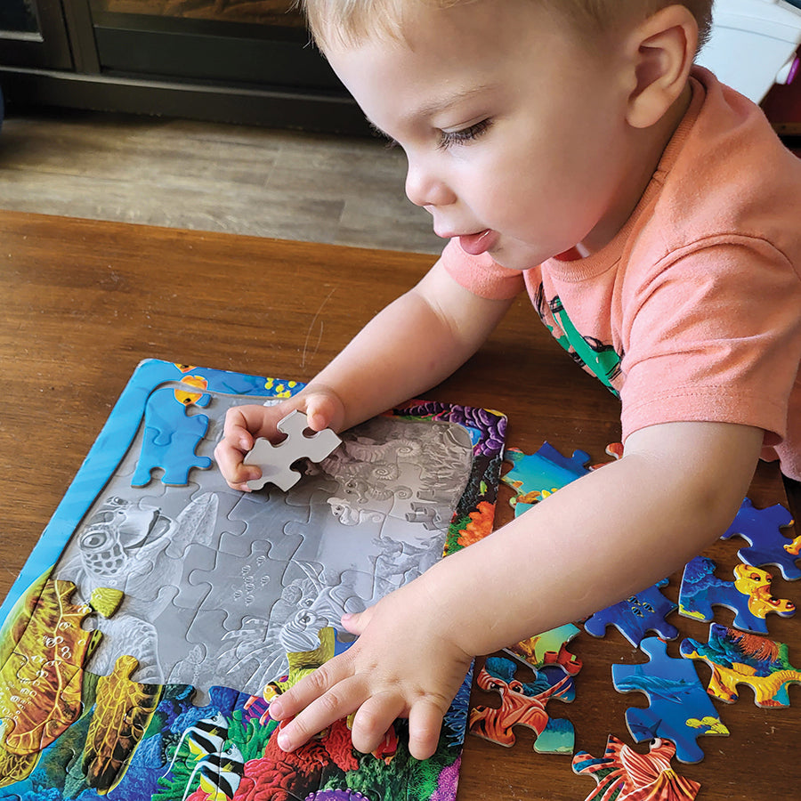 cobble-hill-tray-puzzles-undersea-turtle-puzzle-35-teile-meer image 3