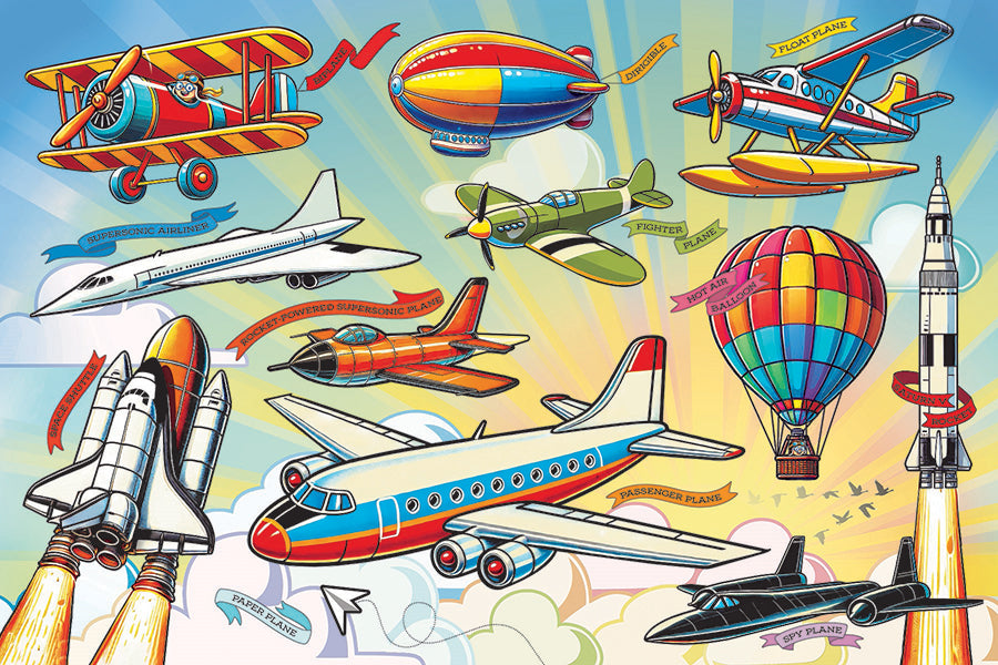 cobble-hill-flight-bodenpuzzle-35-teile-flugzeuge-luftfahrt image 2