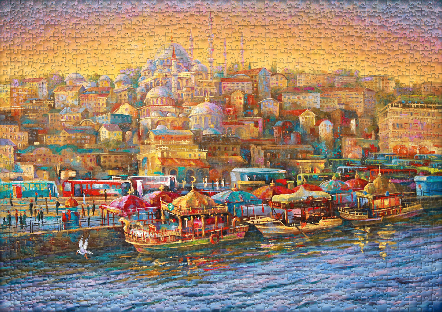 ulmer-puzzleschmiede-malerisches-istanbul-1000-teile-puzzle-t-rkei image 2