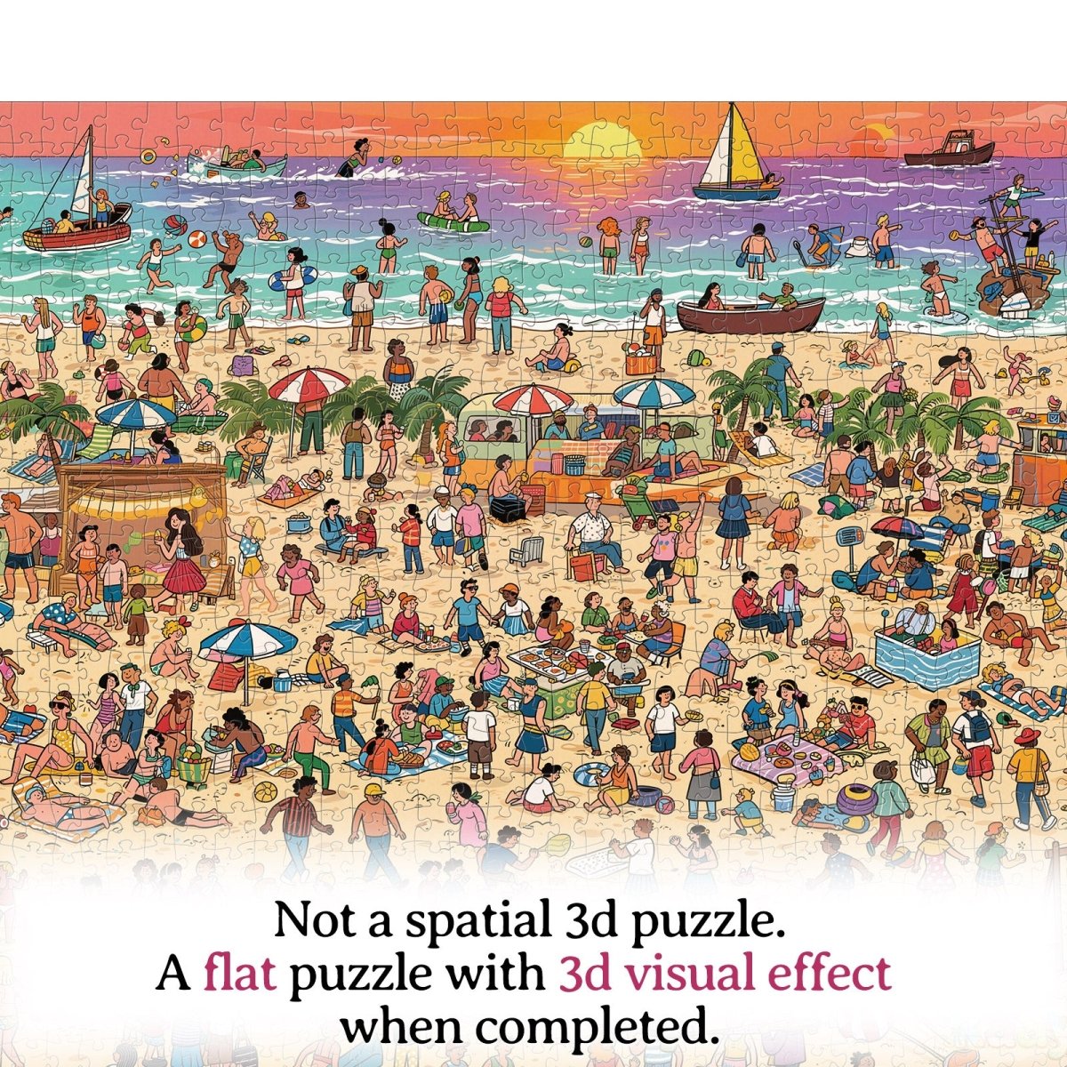 kaayee-cardboard-puzzle-sunset-beach-1000-teile-standard image 6